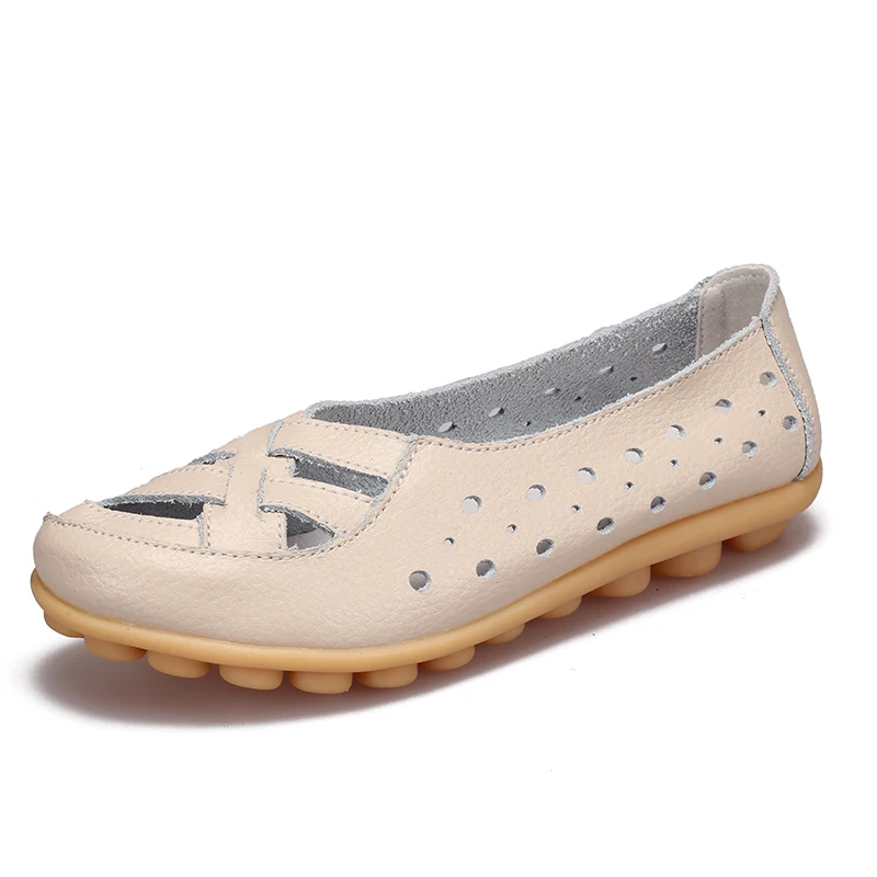 Mstacchi/ г. летние туфли на плоской подошве с вырезами, женская обувь без шнуровки для отдыха, удобная женская обувь для вождения, женская обувь без застежки, размер 35-44