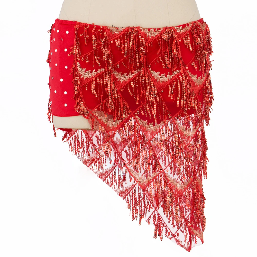 

New Arrivals Women Belly Dance Accessories Drilling Hot Shorts Rhinestone Under Pants with Sequins Fringes