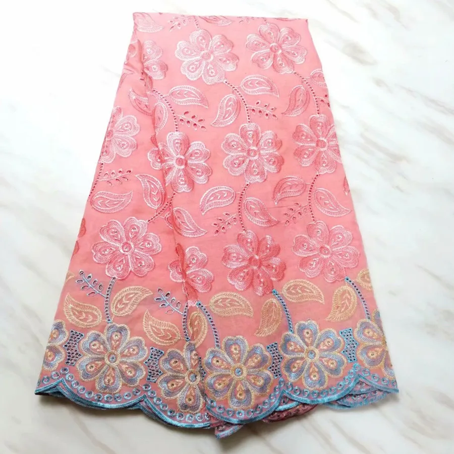 

2018 High quality cotton Stone Water soluble Embroidery African cord french guipure swiss lace Fabric for dress 5y/lot TPL11283