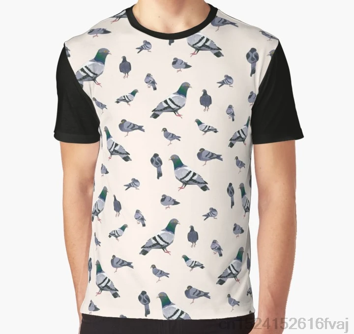 

All Over Print Women T Shirt Men Funny tshirt Bird poo Graphic T-Shirt