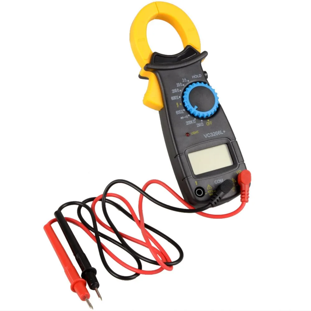 

VC3266L Professional LCD Digital Clamp Multimeter AC DC Volt Voltage Amp Ohm Electronic Tester Meter Drop shipping