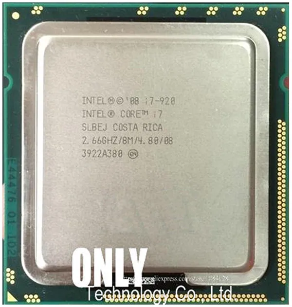 Процессор Intel Core i7 920 i7-920(8 Мб кэш-памяти, 2,66 ГГц, 4,80 GT/s Intel QPI) настольный процессор SLBEJ DO LGA1366