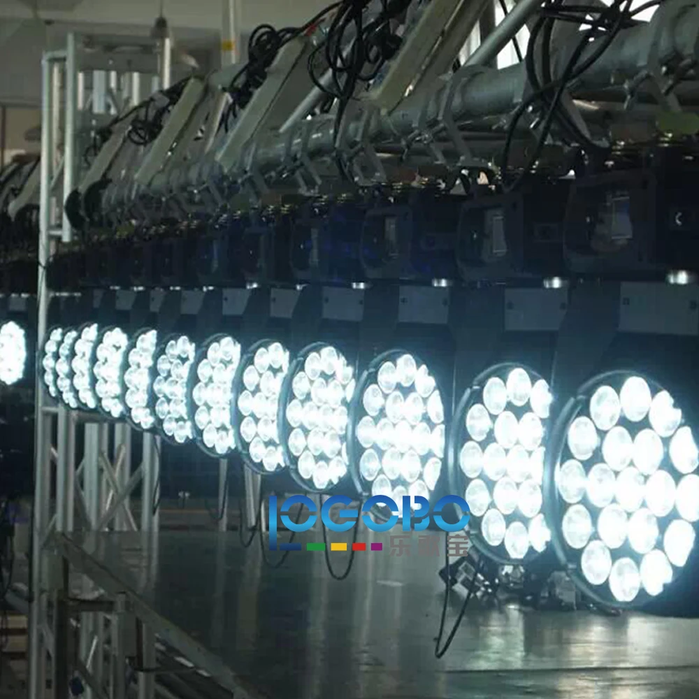 10 шт./лот Moving Head Beam 19x15 Вт RGBW LED Wash Light Zoom Sharpy Band сценическое освещение светильники DJ