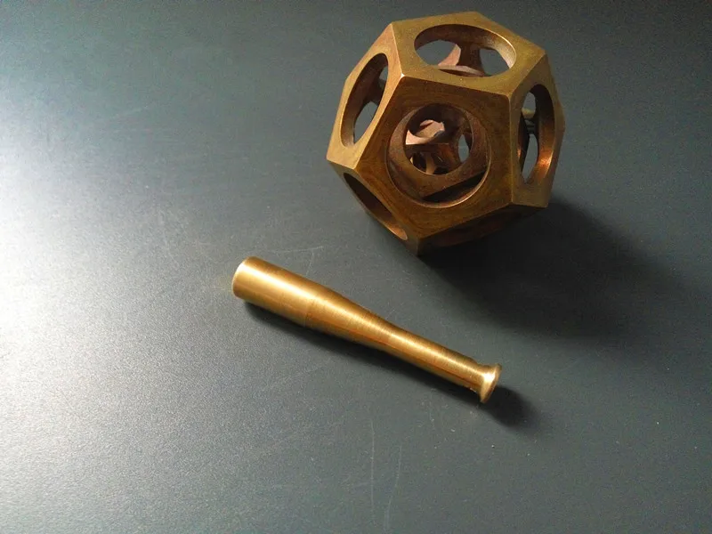 EDC Baseball Bat Keychain Handmade Brass Car Zipper Head EDC Baseball