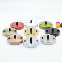 Потолочный балдахин потолочный розовый с кабельной проволочной рукояткой для настенного светильника аксессуары для освещения DIY диаметр 100 мм Ретро держатель лампы