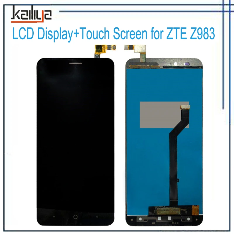 

LCD Display For ZTE Z983 LCD Display+6.0''Touch Screen Digitizer Touch Panel Senor Mobile Phone Assembly Replacement Black
