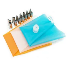 16 шт \ Набор Кондитерские насадки для кондитерского мешка наборы крема кекса формы для выпечки торта Топпер инструмент для украшения кухонные принадлежности