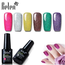 Belen 10 мл Блестящий лак для ногтей Полупостоянный стойкий лак для профессионального маникюра Гибридный лак для рисования