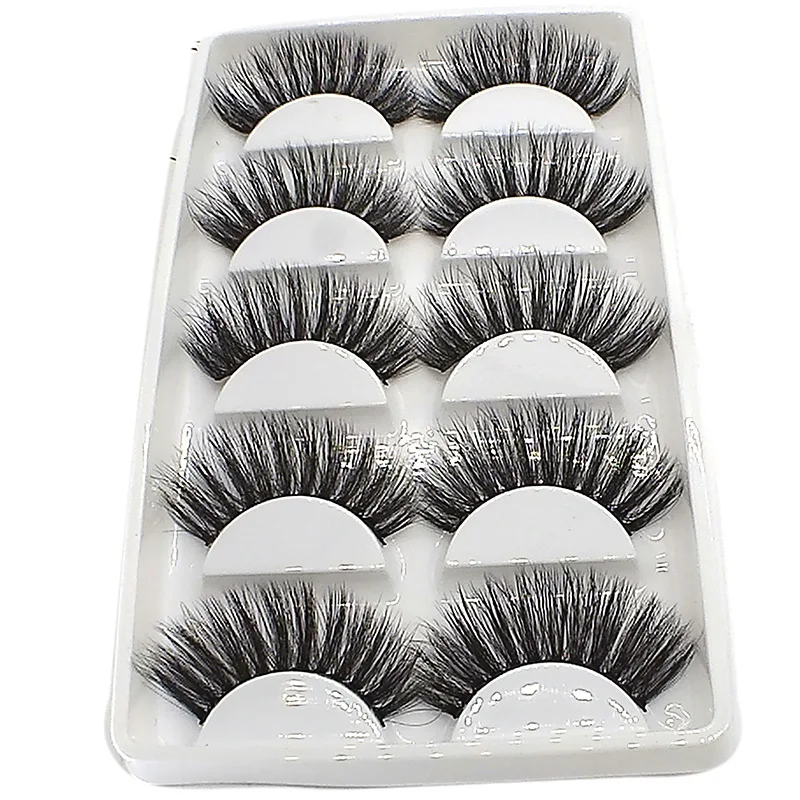 

Artificial valse 3d lashes make up permanent mink eyelash trendy wispies eyelashes extension made in china