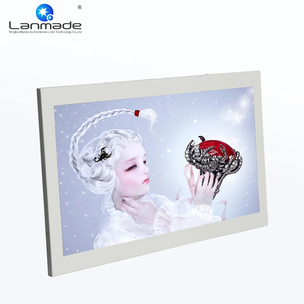 

18.5inch 1080P seamless looping 8G mkv media player car advertising display x5 media player wall mounted digital signage