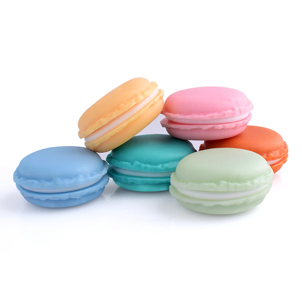 

48 Pcs 4.3x2cm Kawaii Macaroon Storage Box Carrying Case Organizer Storage Box For Jewelry Ring Necklace Pills Earphone Earrings