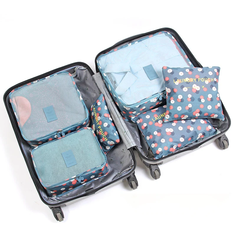 مجموعة أصدقاء السفر حقيبة التخزين مجموعة للملابس مرتب منظم الحقيبة حقيبة للماء المنزل خزانة مقسم الحاويات المنظم