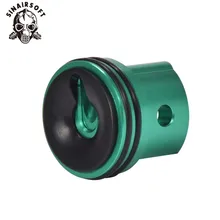 SINAIRSOFT CNC Anodized Green Ultra Silent M14 Cylinder Head Fit Ver.7 Gearbox For Paintball Hunting AEG Airsoft Shooting Target