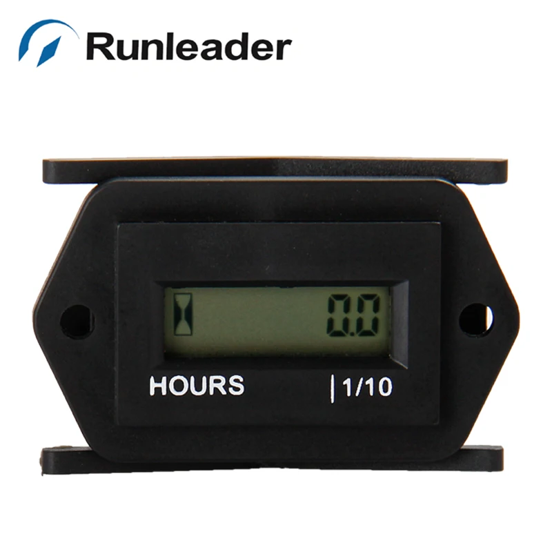 

Waterproof digital snap on DC 4.5-60V Hour Meter for trencher aerators trailer stump grinders marine tractor snowmobile outboard
