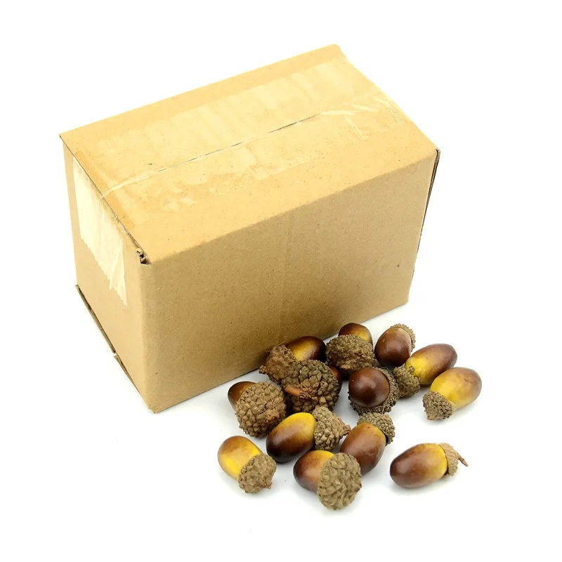 20pcs 3cm Artificial Fruits and Vegetables Acorns Mini Fake Foam For Wedding Christmas Tree Decoration artificial fruits and vegetables