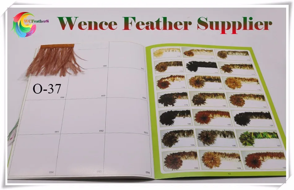 ostrich feather trims color chart 4