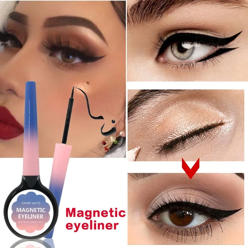 Магнитная жидкая подводка для глаз специально для Магнитные накладные ресницы легко использовать многофункциональная красота Магнитная подводка для глаз наращивание ресниц
