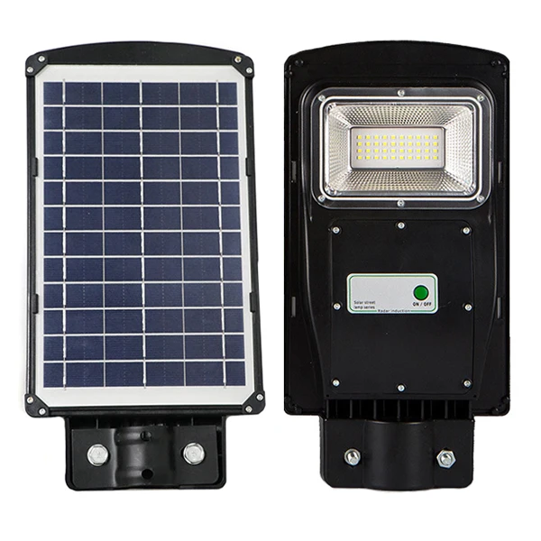 

Radar Induction Ultra-Thin Integrated LED Solar Light 30W 240lm / 60W 560lm / 90W 800lm Outdoor Lighting Solar Lamps