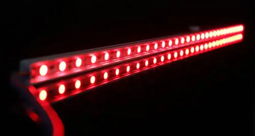 5X30 светодиодный SMD5050 жесткий полосу подсветка для решетки радиатора бар паз Водонепроницаемый витрина 12 V 50 см
