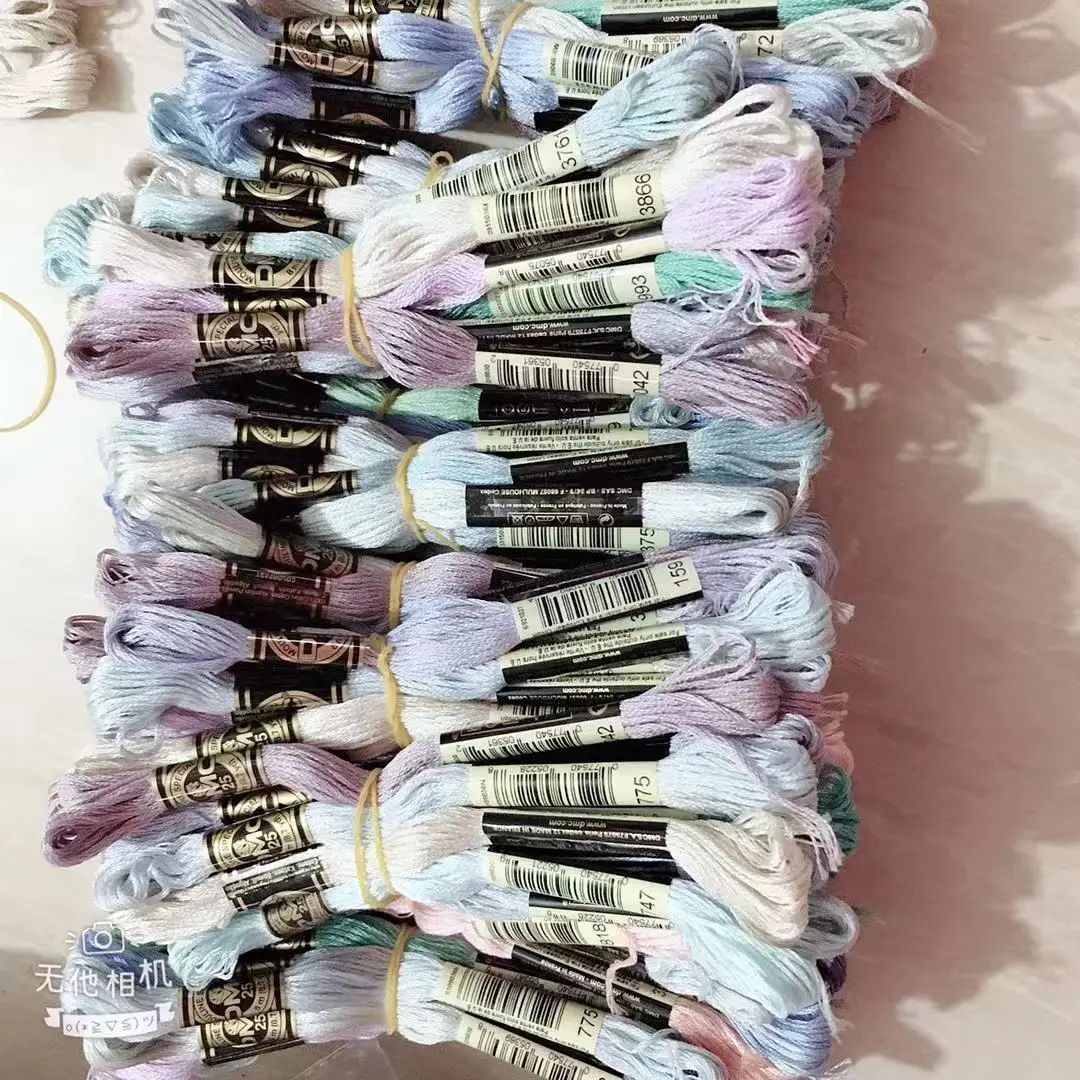 5pcs/lot DMC thread a little dirty for cross stitch fabric floss DIY handmade needlework embroidery craft | Дом и сад