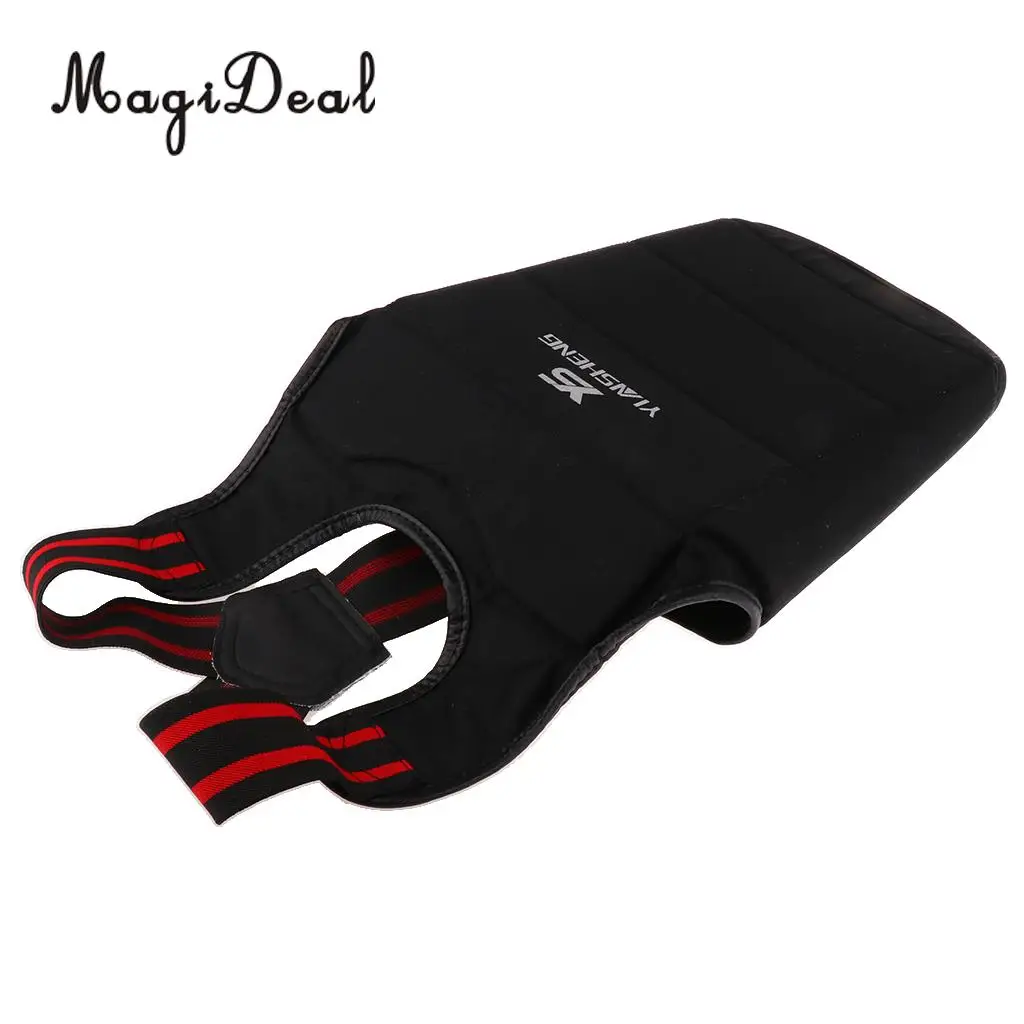 MagiDeal Unisex Karate Chest Guard Taekwondo Martial Art Chest Body Protector for Boxing Sanda Training Application S/M/L/XS/XL