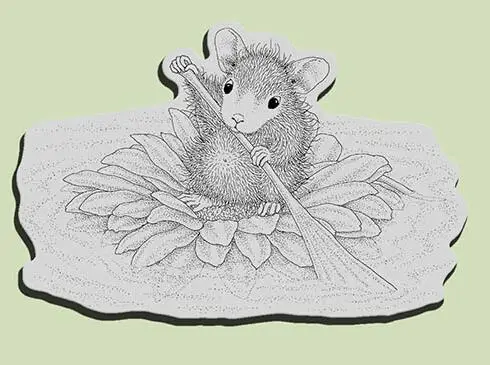 

Mouse Transparent Clear Stamp for DIY scrapbooking seal Card Making C302