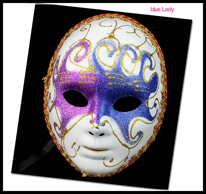(12pieces/lot)Classic Mask painted full face masquerade mask