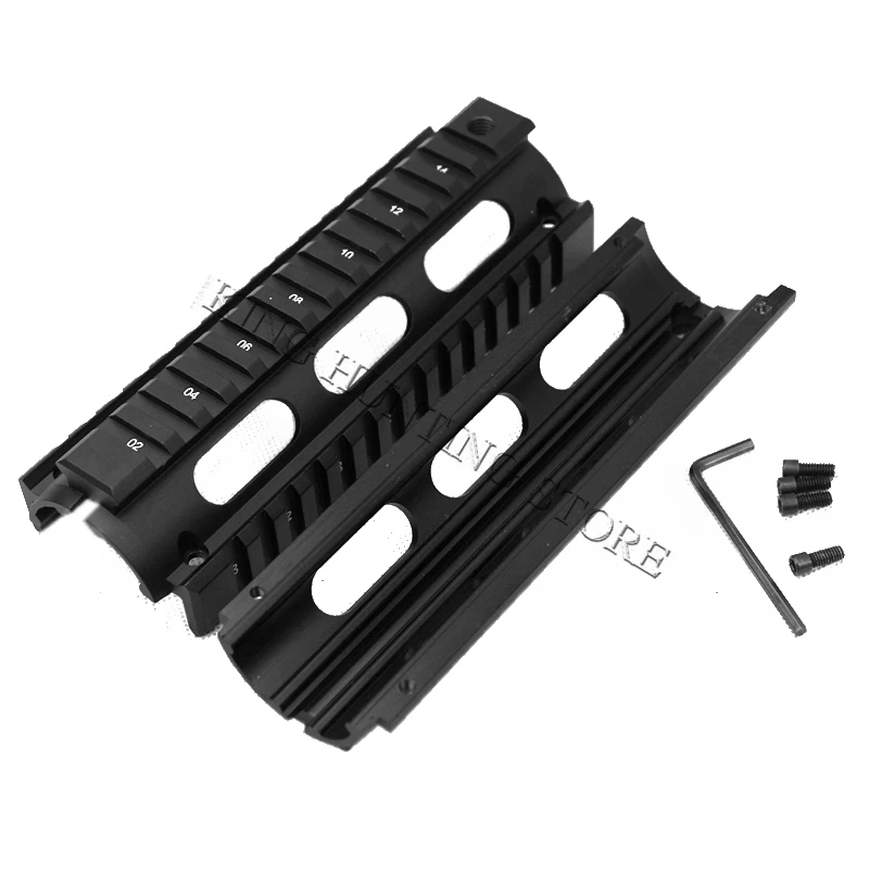 

Airsoft Top Quality 17cm 6.7'' Tactical Hunting Shooting AR-15 M4 Handguard Rifle Carbine Weaver Picatinny Quad Rail (3 hole)