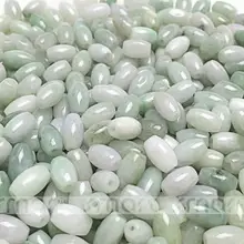 10 шт. восковой белый сорт натуральный Бирма нефрита драгоценных камней круглые бусины 9x6 мм