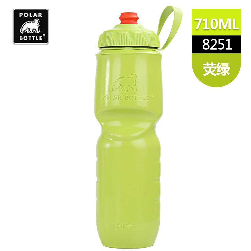 Полярная бутылка полярный медведь бутылка для воды горная дорога велосипедный спорт Открытый Бег Велоспорт бутылка для воды Велосипедное оборудование - Цвет: green