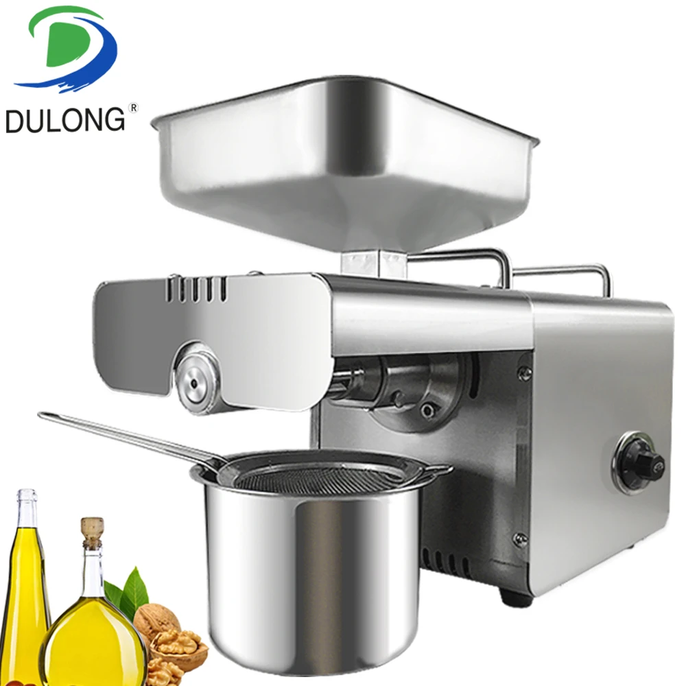 Multifunctional mini oil press machine cocoa bean black seed oil mill machine peanut oil