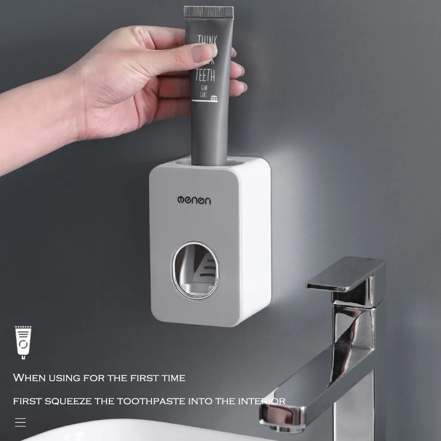 Hands Free Автоматический Диспенсер зубной пасты, для зубной щетки соковыжималка настенное крепление аксессуары для ванной комнаты дропшиппинг