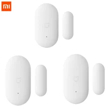 В комплекте Xiaomi Mijia Интеллектуальный Мини датчик окна двери карманный размер умный дом автоматическое освещение для MIhome App