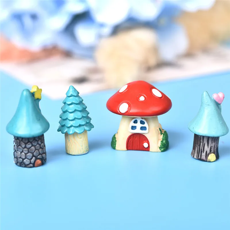 3 шт./компл. милый мультяшный домик с красными грибами вида сделай сам сказочное