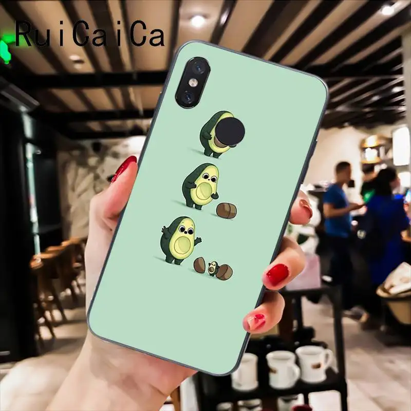 RuiCaiCa милый модный чехол для телефона с авокадо Xiaomi Mi 6 Mix2 Mix2S Note3 8 8SE Redmi 5 5Plus Note4 4X