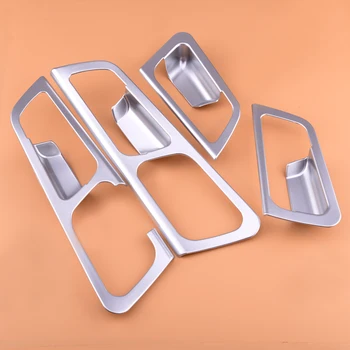 

CITALL 4pcs/Set Car Styling Matte Silver Chrome Plated Inner Door Handle Bowl Trim Bezel Cover Fit for Kia Sportage 2017 2018