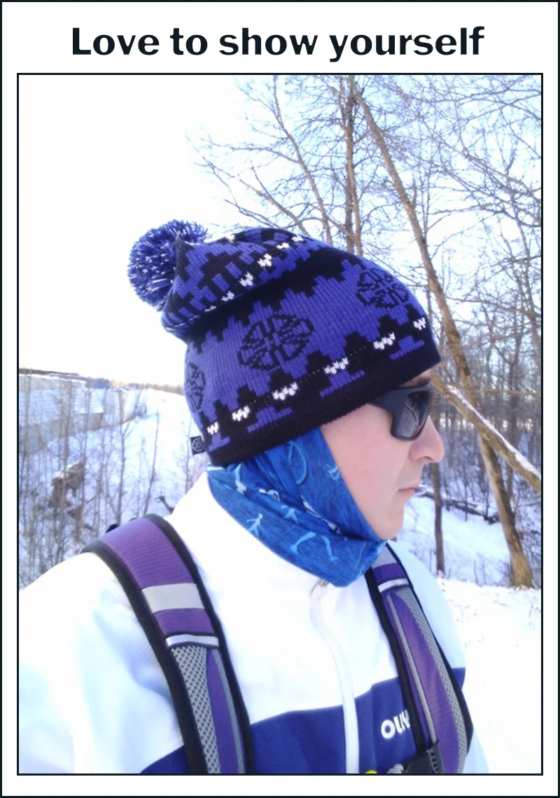 Унисекс Теплые Зимние Вязаные Лыжные шапки для мужчин и женщин шапочки с черепами сноуборд Кепка