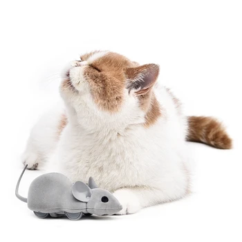 

Hot Cute APP Pet Cat Mouse Racer Pet Cat Toys Interactive Electric Moving Funny Lifelike Mice Bluetooth Wireless Training Kitten
