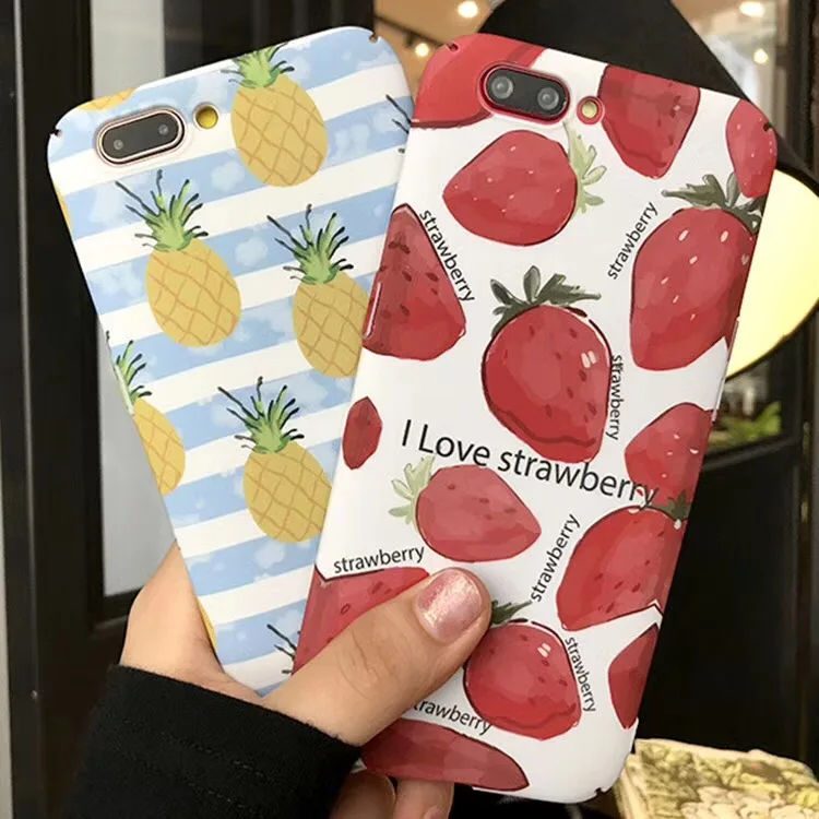 Клубника ананас картина акварель PC чехол для Vivo X23 X9 X9s X20 V5 V7 плюс Y66 Y67 Y75 Y79 Y85 V9 F5 Lite