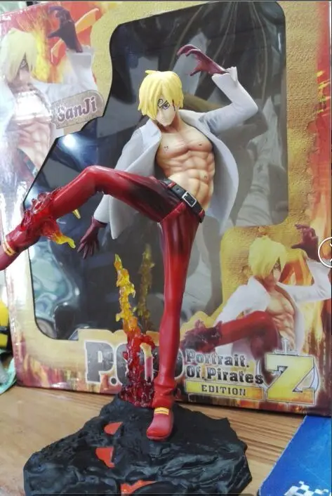 

Anime One Piece POP Cute Diable Jambe Sanji 17CM Figuarts Zero Fighting Version PVC Action Figure Toy Collection Model Gift