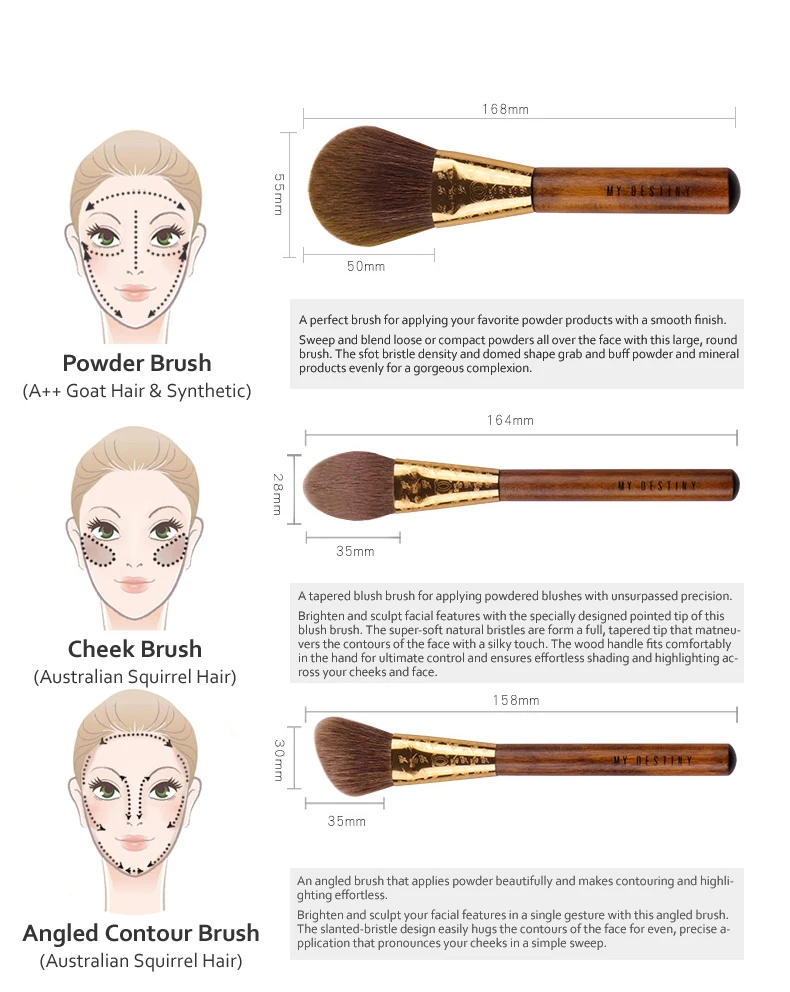 MyDestiny Tradition-Series Brush Set _ 6