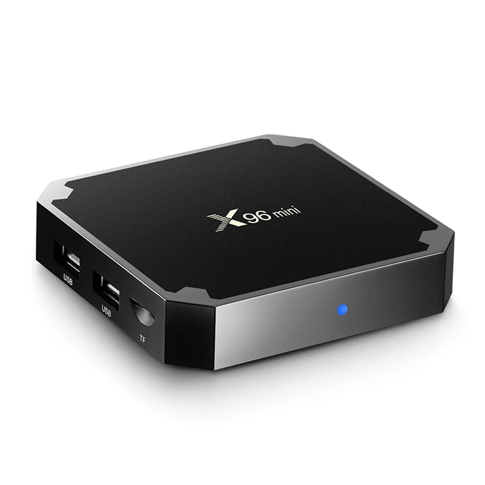 10 шт. Смарт ТВ коробка X96 Мини Android 7 1 2 Гб 16 Amlogic S905W четырехъядерный 4 ГГц WiFi