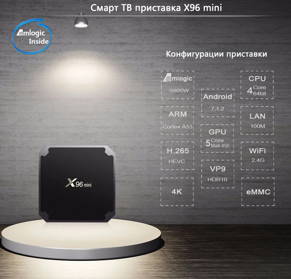 DQiDianZ X96mini Android 9,0X96 мини Smart tv BOX S905W четырехъядерный Поддержка 2,4G беспроводной wifi медиаплеер приставка