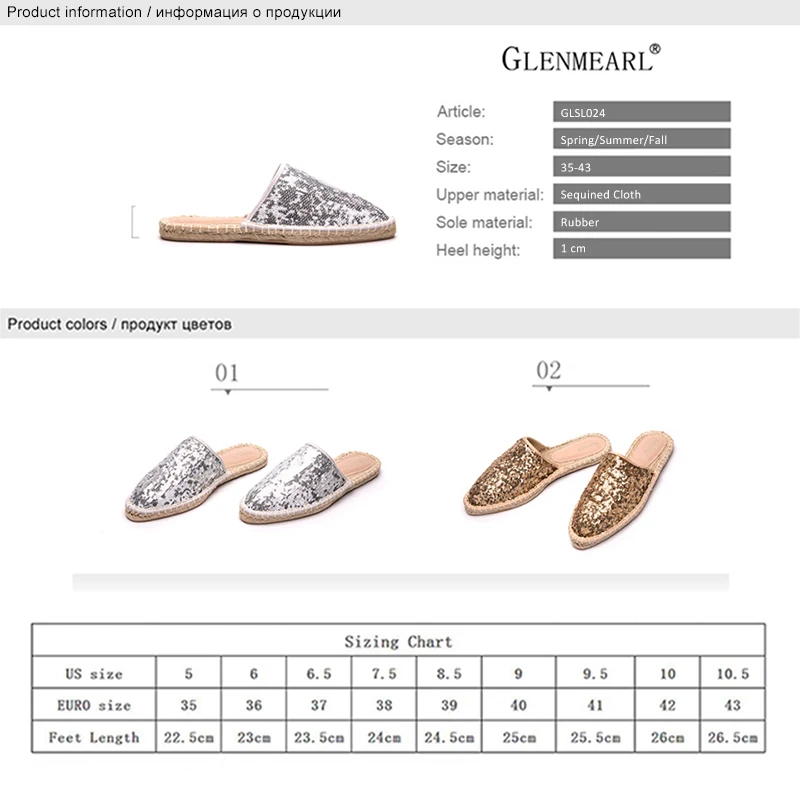 Женские шлепанцы из натуральной кожи, обувь без задника, соломенная блестка, повседневная обувь на плоской подошве, женские шлепанцы с острым носком, большие размеры