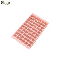 Формы сделать кубики 60 Лоток Ice розовый Прочный инструмент для кубиков квадратный зеленый куб