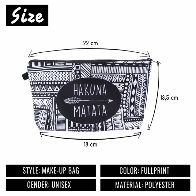 Jom Tokoy Printing Makeup Bags With Multicolor Pattern Cute Cosmetics Pouchs For Travel Ladies Pouch Women Cosmetic Bag -