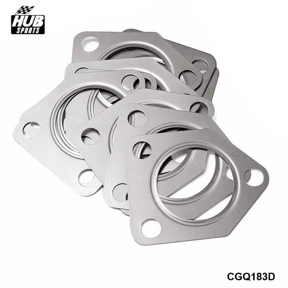 Hubsports - 10Pcs/lot 304SS  Turbo Charger Gasket 11622244515 For BMW E36, E46, E39 HU-CGQ183D