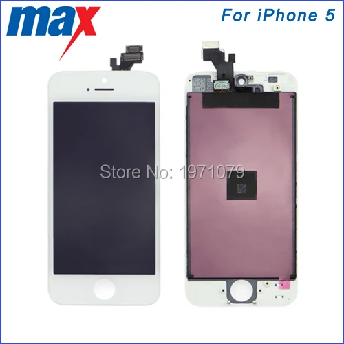 10PCS/LOT Black&White Color LCD For 5G Screen Replacement For Pantalla iPhone 5 LCD Display Assembly Mobile Phone LCD