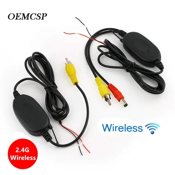 

Wireless Video 2.4G Wireless AV Cable Transmitter&Receiver of Bus Car Video Monitor Truck Reversing Rear View Backup Camera 200m