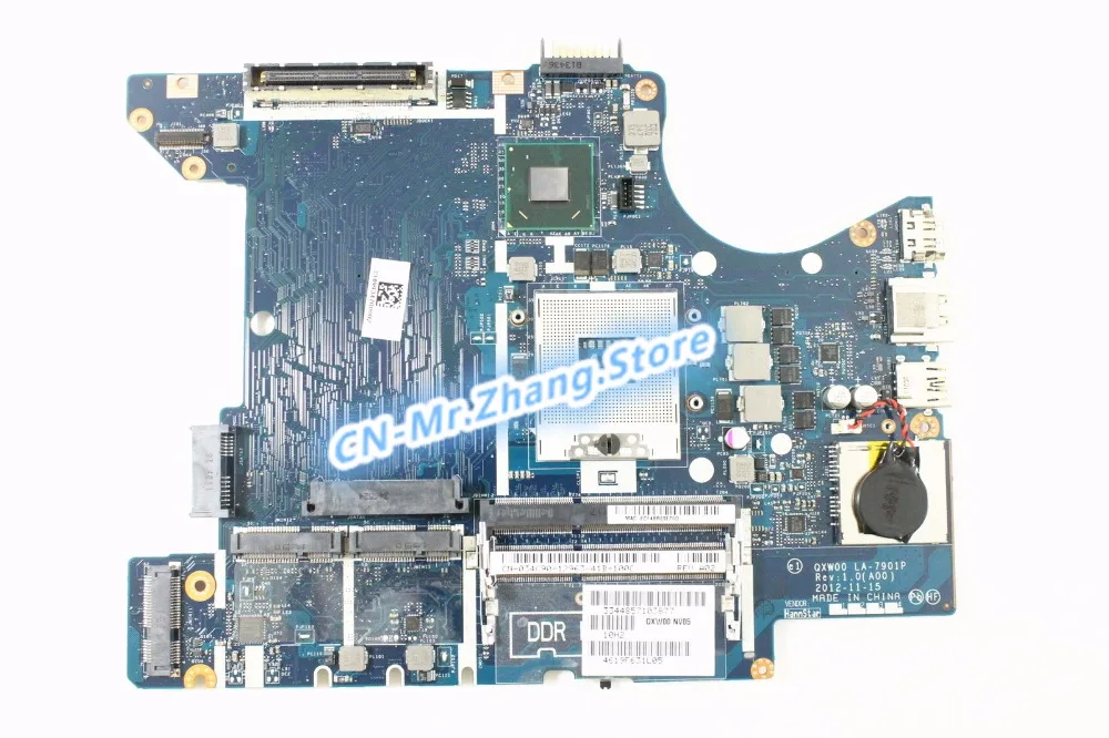 Шели для DELL E5430 Материнская плата ноутбука CN-034C90 034C90 34C90 QXW00 LA-7901P PGA989 DDR3